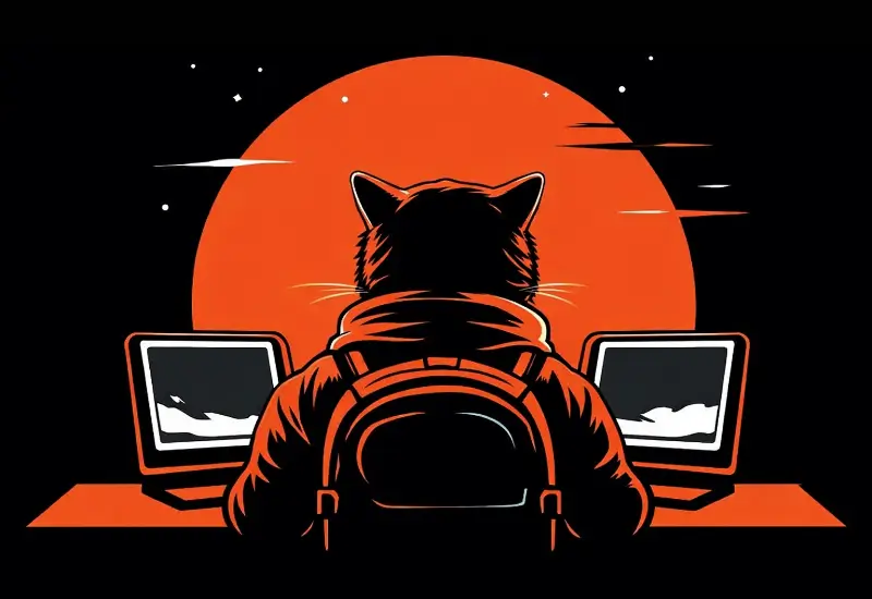 cat-astronaut-working-at-a-computer